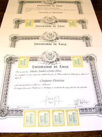 comprar títulos profesionales falsos en Chile